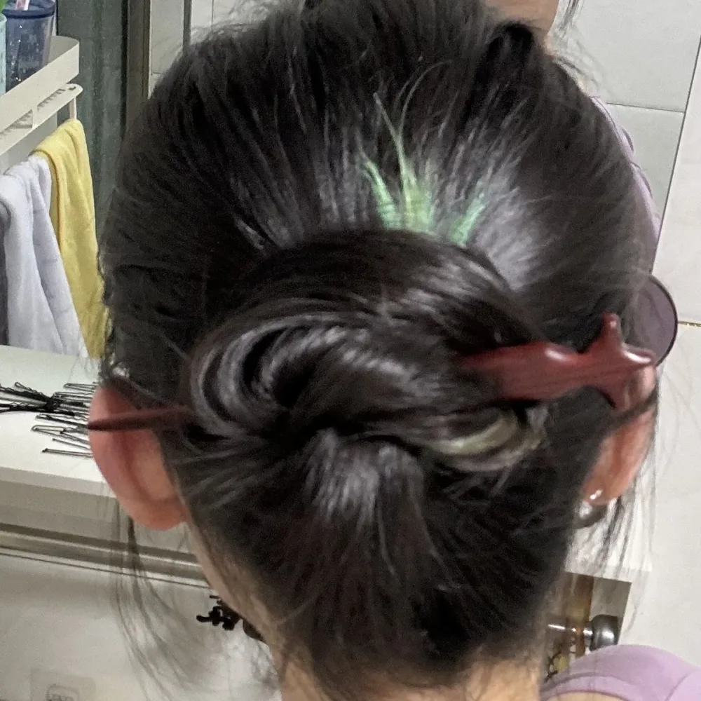 Natural Rosewood Hair Stick Set - Three Body Celestial Design Hairpins #三体 – Image 2