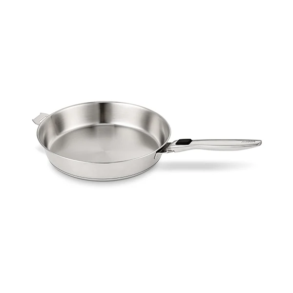 Lot 2 poêles tout inox Evolution 24 et 28 cm et manche amovible Beka – Image 3
