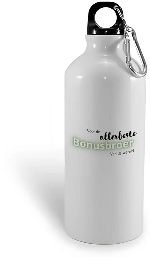 Hacebo® - pour le meilleur frère bonus au monde bouteille d'eau - Frère - le meilleur frère bonus - cadeau d'anniversaire - anniversaire - cadeau - cadeau pour frère - articles frère - cadeau - cadeau - bouteille d'eau - 500ML