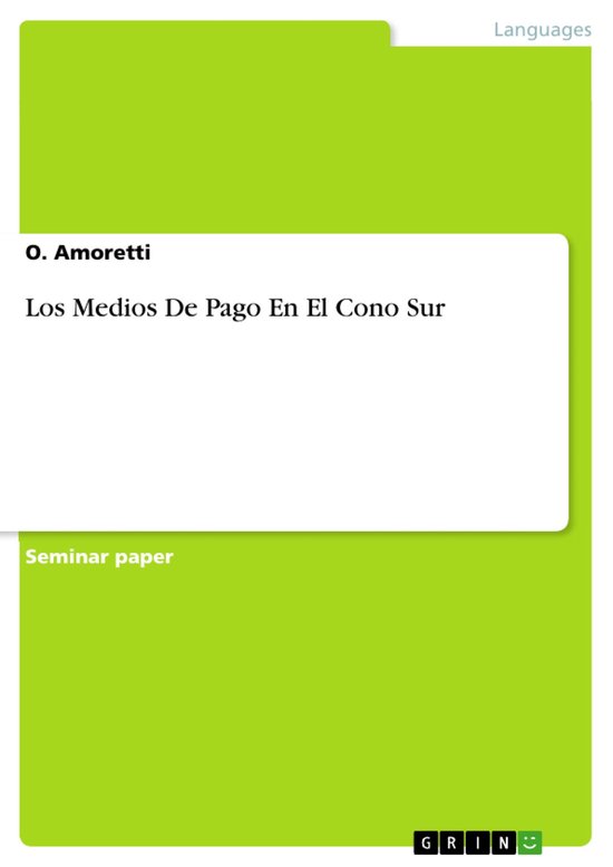 Los Medios De Pago En El Cono SurEbook