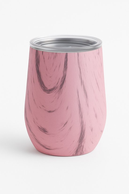 Gobelets inox - Gobelets isothermes - Set de 2 - 350ml - Rose