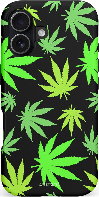 Housse Casetastic Compatible avec Apple iPhone 17 MagSafe - Étui Protecteur Duo-layer Élégant - Cannabis