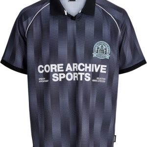 JACK&JONES – JCOBREEZE FOOTBALL AOP MESH TEE SS JNR – Garçons – T-shirts