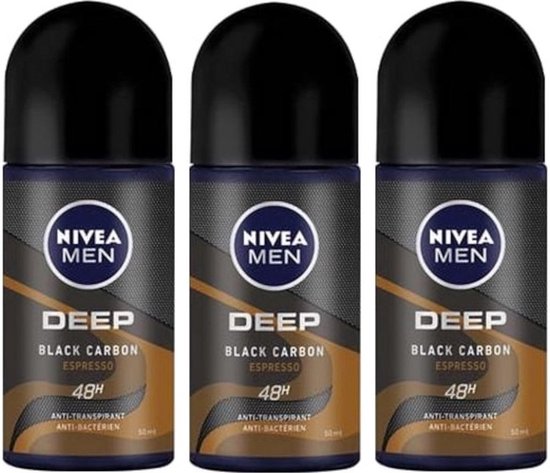 NIVEA Déo Roller Deep Espresso 3 x 50 ml