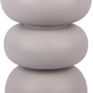 Leitmotiv Tabouret Curva – Gris chaud – 35.5×35.5x44cm