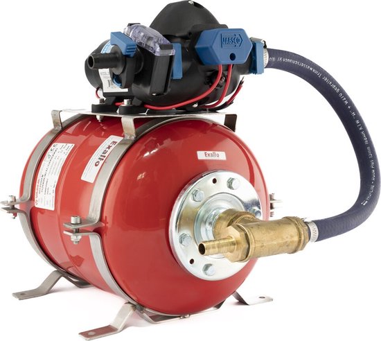 Hydrophore Hollex 12V avec Jabsco ParMax HD3 et réservoir sous pression de 8 litres