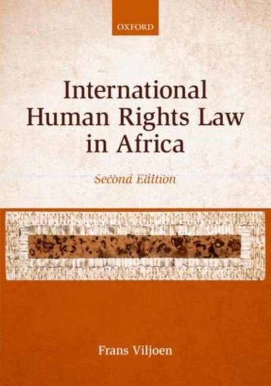 ISBN International Human Rights Law in Africa, Anglais, Couverture rigide, 664 pages