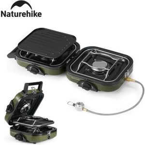 Four à gaz pliable à double foyer amélioré Naturehike Équipement de cuisson portable d’extérieur Four à gaz pliable à double foyer amélioré Naturehike Équipement de cuisson portable d’extérieur