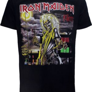 Iron Maiden Killers Album Cover Band T-Shirt – Merchandise Officielle Iron Maiden Killers Album Cover Band T-Shirt – Merchandise Officielle