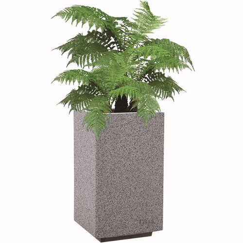 Jardinière haute Kube en béton