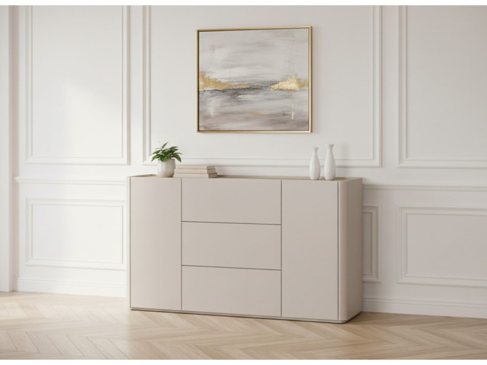 Buffet 2 portes 3 tiroirs 150 cm ANYRA – Image 3