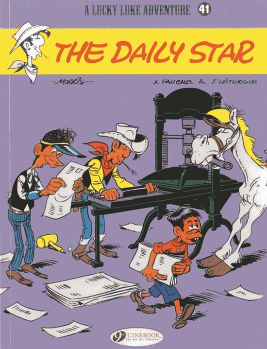 ISBN Lucky Luke Adventure Vol. 41 : The Daily Star, comédies & nouvelles graphiques, Anglais, Livre broché The Daily Star