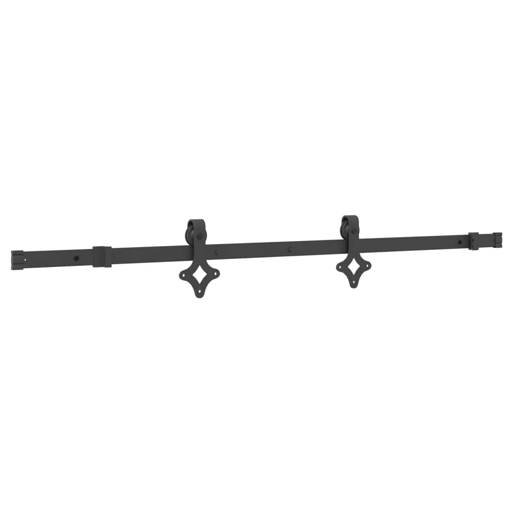 Sliding Door NARVIK Natural and Black 85 x 210 cm (152.5 cm) – Image 3