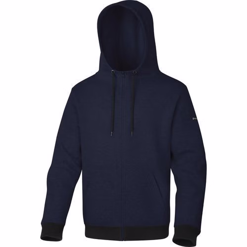 Veste sweat molleton polyester coton