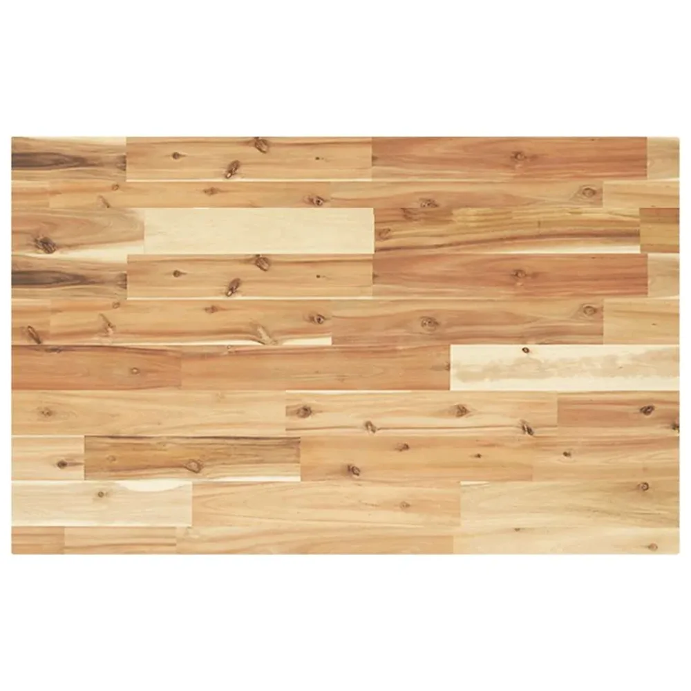 Table Top Rectangular 60x50x4 cm Solid Wood Acacia – Image 2