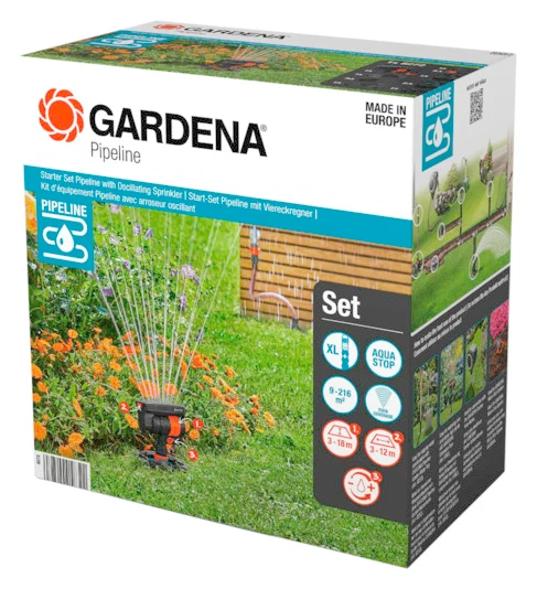 GARDENA Viereckregner Startset Pipeline