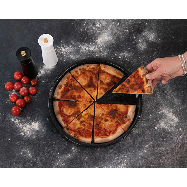 Plateau à pizza 34 cm Graniteware – Image 2