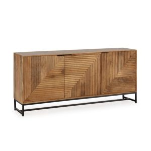 Buffet 3 portes 170 cm NAOMIE bois massif d’acacia Buffet 3 portes 170 cm NAOMIE bois massif d’acacia