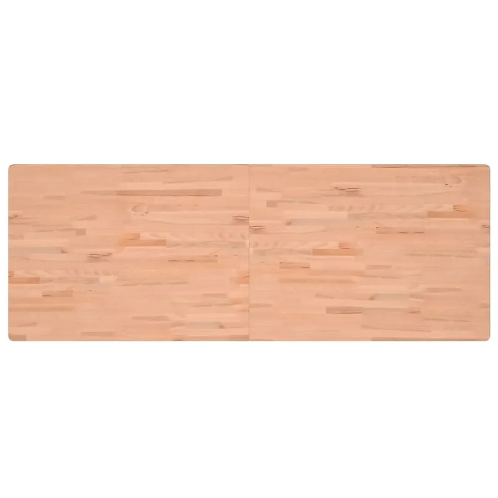 Desk Top 150x55x2.5 cm Solid Wood Beech – Image 2