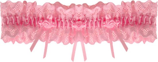 Jarretière dentelle rose Jarretière dentelle rose