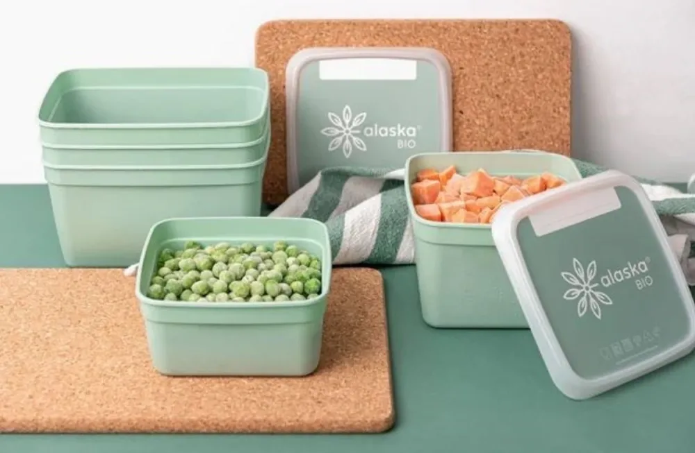 3er Set Alaska Bio Gefrierboxen 1000ml grün – Image 2