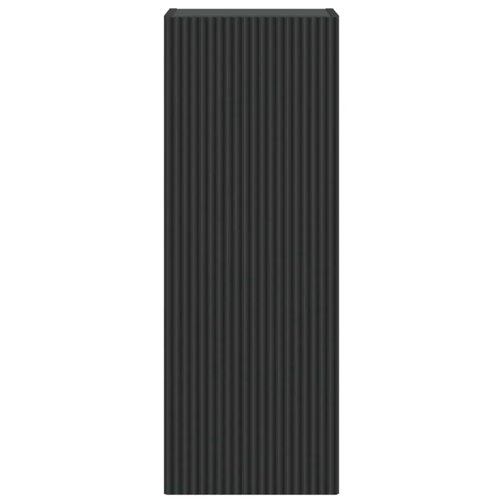 Wall-Mounted Cabinet Black 33 x 34.5 x 90 cm Engineered Wood – Image 3
