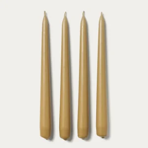 Set Talinen mit 4 beigen Kerzen Set Talinen mit 4 beigen Kerzen