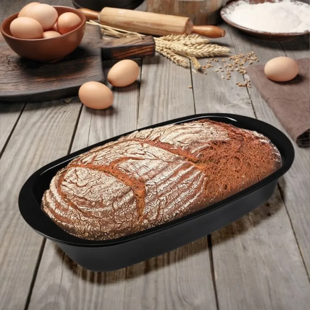 Brotbackform Emaille, L 32cm – Image 2