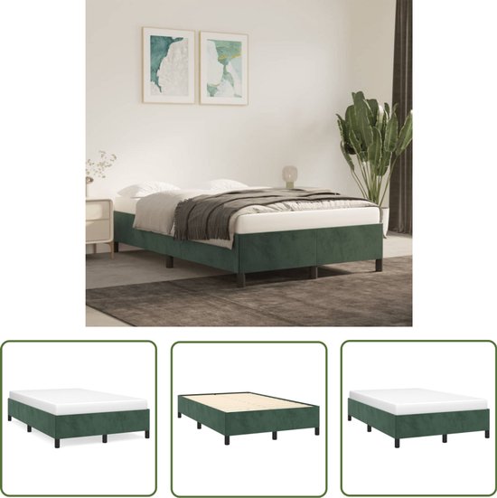 Lit en Velours vidaXL – Cadre de Lit Confortable – Cadre de Lit sans Matelas 120×190 cm Velours Vert Foncé – Lit Vert Foncé – Lit Deux Places – Lit King Size Lit en Velours vidaXL – Cadre de Lit Confortable – Cadre de Lit sans Matelas 120×190 cm Velours Vert Foncé – Lit Vert Foncé – Lit Deux Places – Lit King Size