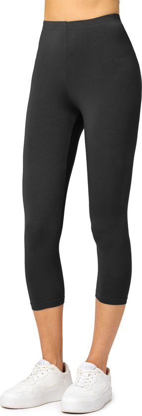 Merry Style MS-MS10-144-LE Dames Capri Leggings – Sport – Vrijetijdsbroek – 3/4 Lengte – Viscose – Sporbroek – Yogabroek – Zwart – M Merry Style MS-MS10-144-LE Dames Capri Leggings – Sport – Vrijetijdsbroek – 3/4 Lengte – Viscose – Sporbroek – Yogabroek – Zwart – M