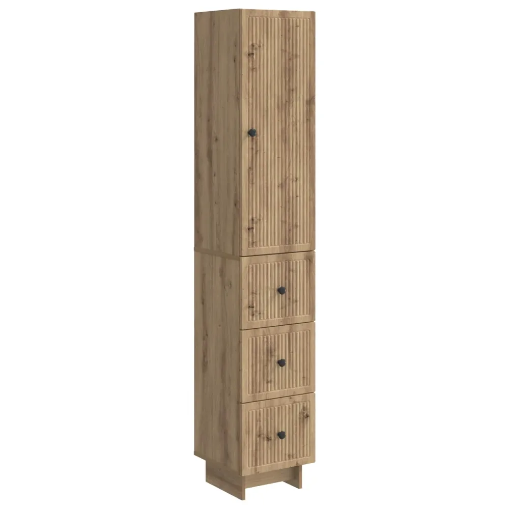 Cabinet Set 2 pcs 33 x 34.5 x 90 cm Engineered Wood