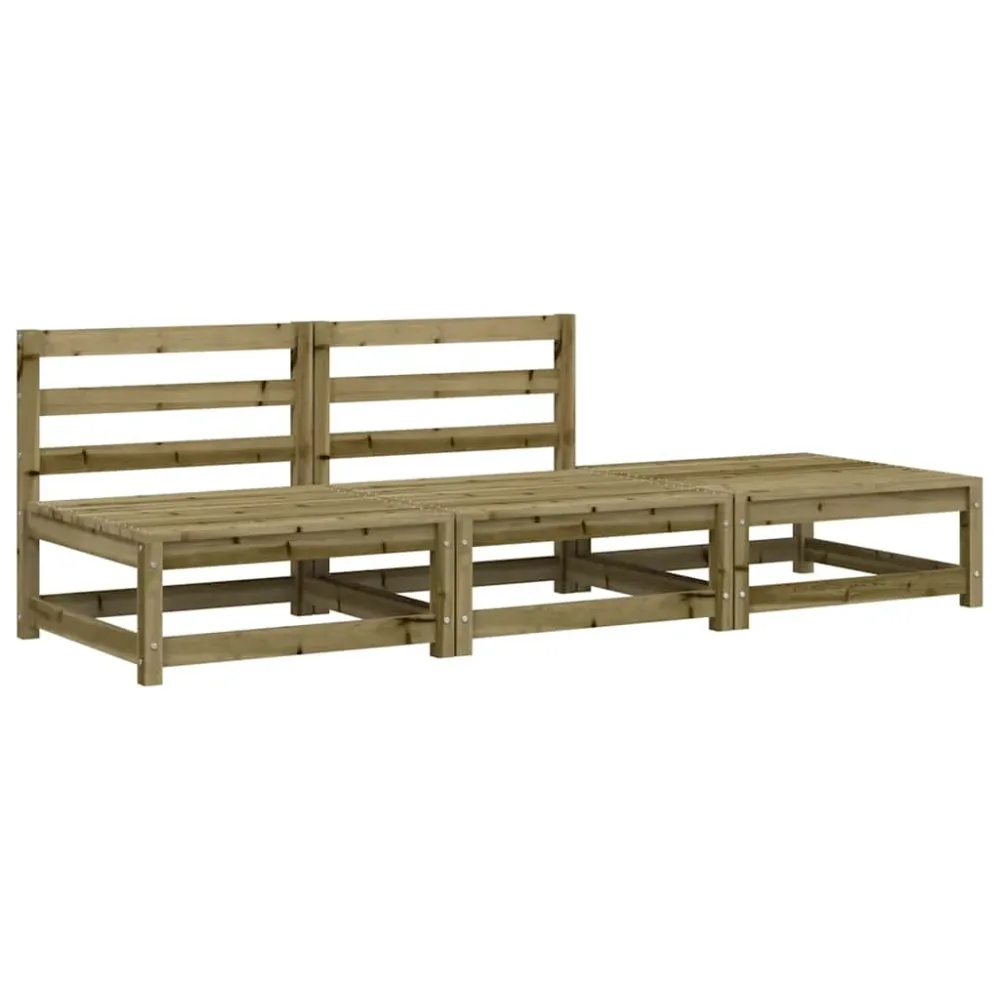 Garden Sofa | Natural Pine | Solid Impregnated Pine Wood – Image 2