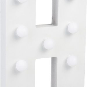 Lettres lumineuses – H
