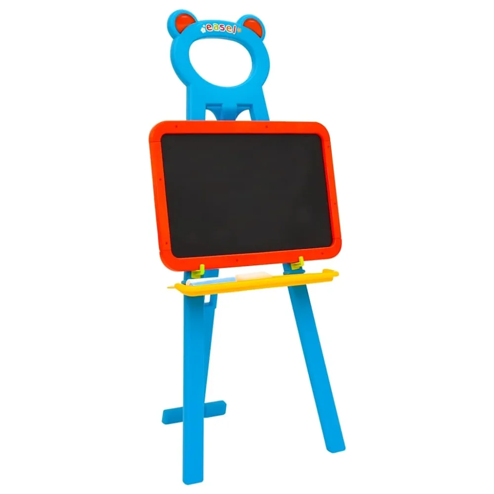 2-1 Children Easel with Chalkboard and Whiteboard – Image 3