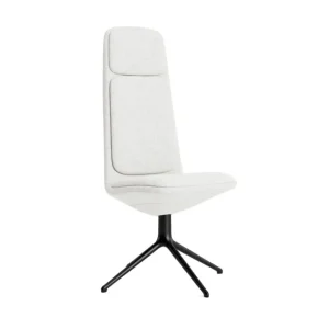 Off Chair Hoch mit Drehgestell 4B schwarze aluminium mit Kissen Hallingdal Off Chair Hoch mit Drehgestell 4B schwarze aluminium mit Kissen Hallingdal