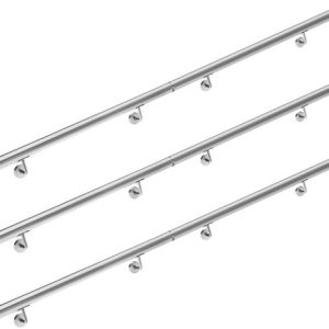 Main courante en acier inoxydable V2A Rampe d’escalier Support mural – 600 cm Main courante en acier inoxydable V2A Rampe d’escalier Support mural – 600 cm