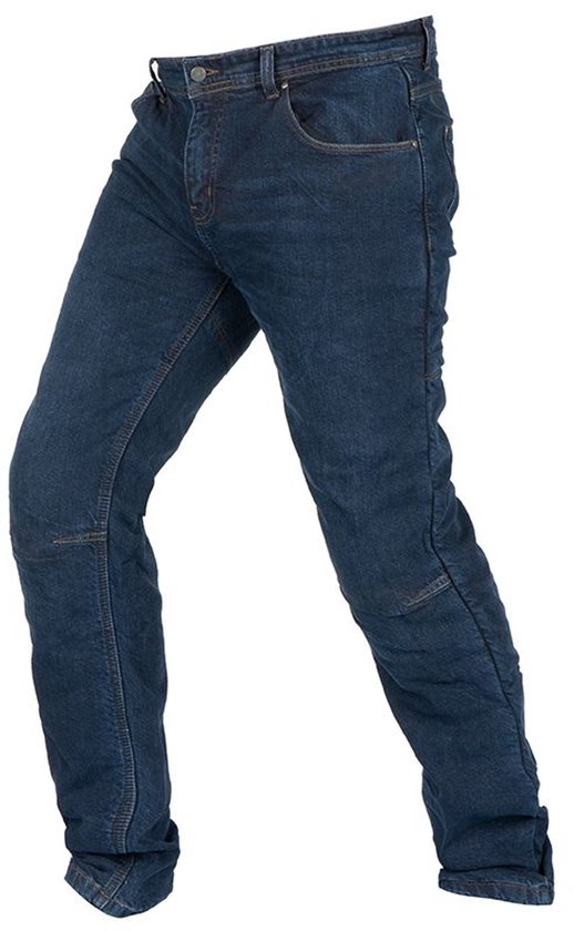 Jean Motor BADAM Homme Bleu brut S Homologué CE par MOTOBLOUZ