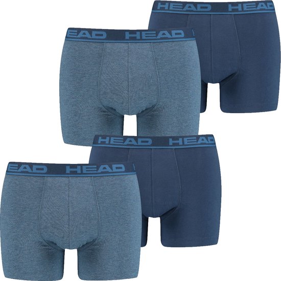 HEAD Boxers Homme Basic Boxer 4 Pack Blauw HEAD Boxers Homme Basic Boxer 4 Pack Blauw