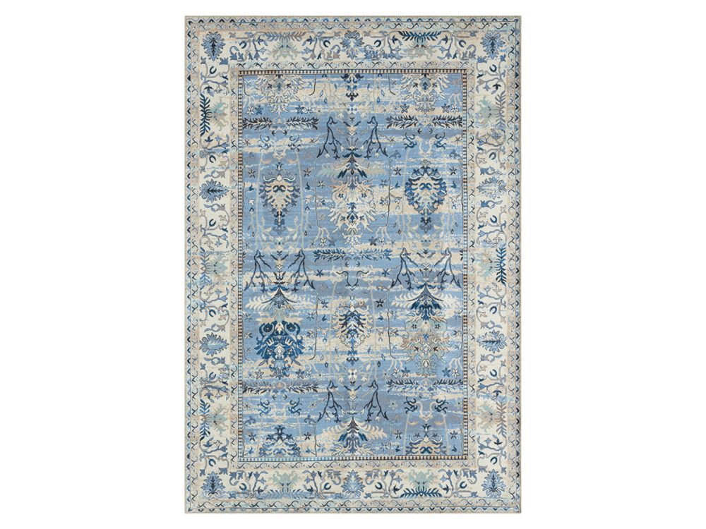 Tapis poils ras DANIA motif vintage – Image 3