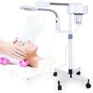 Happyment Vapozone PRO – Vapeur Visage – Vapozone avec Lampe Loupe – Vapozone Visage