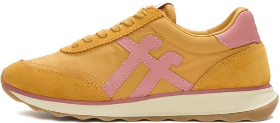 FitFlop FitFlop Retro-Q FF Fabric/Suede Baskets ROSE – Taille 40