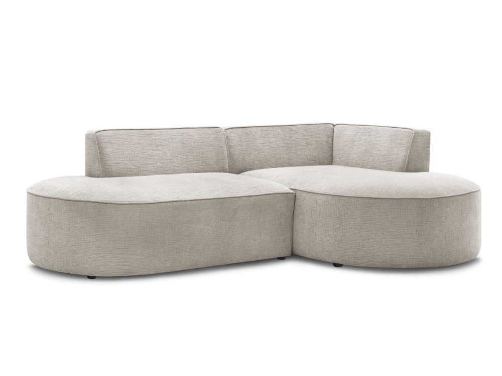 Canape d'angle fixe ROUSSEAU tissu texture