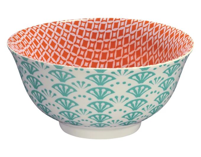 CILIO Bowl Amici Fächer Porzellan 500 ml ø 15.5x7 cm