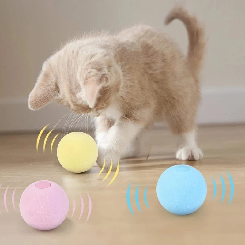 Balle de Jouet pour Chat qui Aboie par Gravité – Image 3