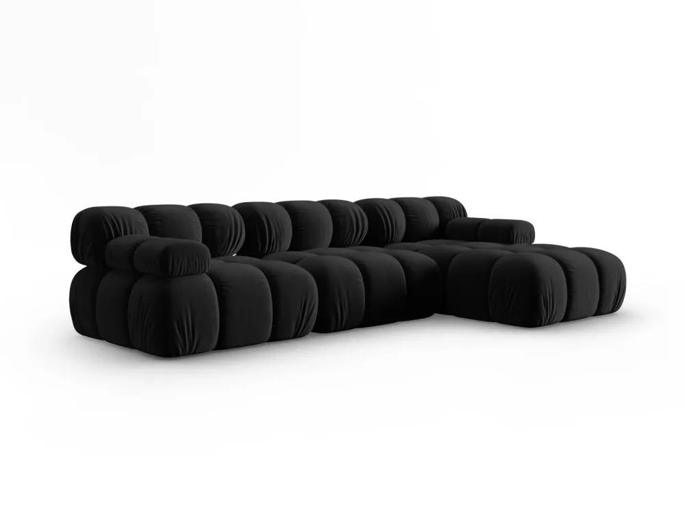 Bellis Velour modulares Ecksofa rechts 4 Sitzer 155cm – Image 3