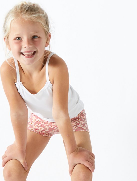 Little Label Shirt Fille Wit - 3 Pièces - Ensemble discount - Taille 134-140 - Katoen BIO doux