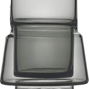 Jacob Jensen Verre à double paroi Dia 6,5 x 7 cm 7 cl Black