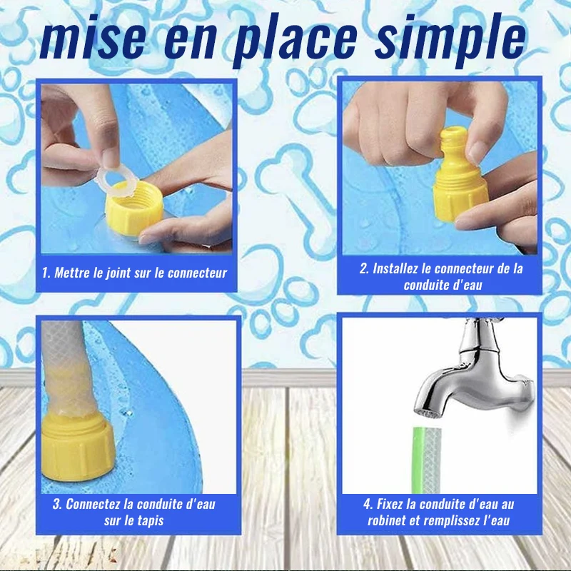Tapis de bain pliant pour animaux de compagnie – Image 2