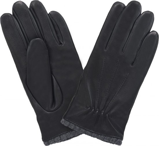 Glove Story Floyd Cuir Hommes Gants Taille 9.5 - Zwart