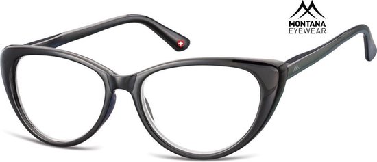 Montana Eyewear MR64 Lunettes de Lecture Monture Papillon +1.50 – Noir Montana Eyewear MR64 Lunettes de Lecture Monture Papillon +1.50 – Noir